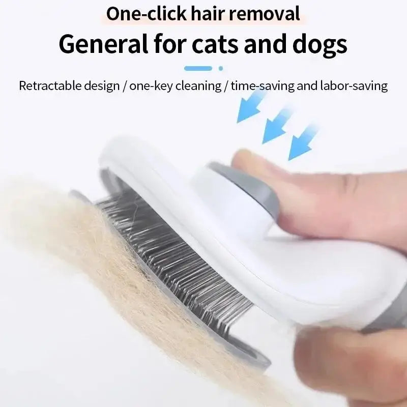 Brosse auto-nettoyante anti-poils – Chien & Chat