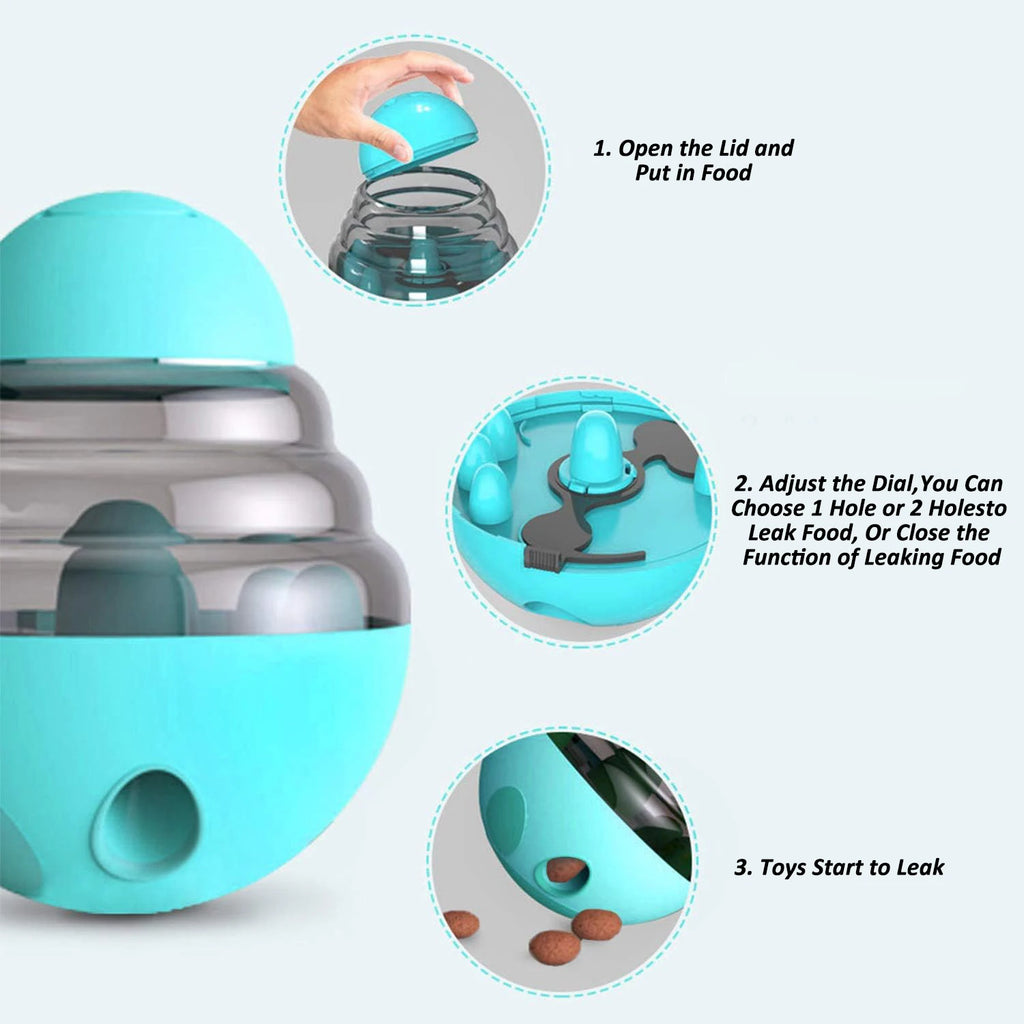Jouet distributeur de friandises interactif – Chien & Chat